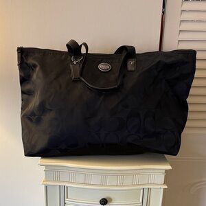 Coach Signature Black Tote Bag